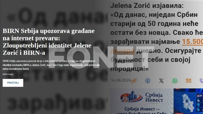 U toku je internet prevara